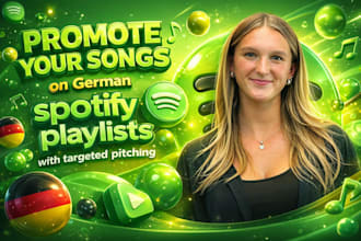 promote your songs on german spotify playlists with targeted pitching