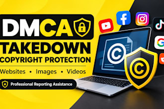 provide dmca takedown and copyright removal services