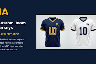 manufacture custom sublimated team jerseys and sports uniforms