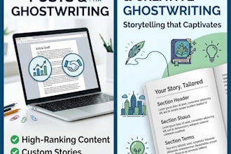 write SEO blog posts ghostwrite articles or proofread eng ita