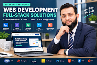 develop or redesign a responsive website or web application