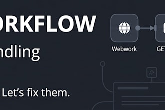 fix n8n workflow errors, debug broken automations and add error handling