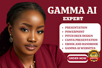 design a professional website landing page or business site using gamma ai