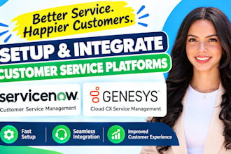 setup servicenow customer service management genesys cloud cx service management