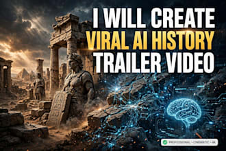 create ai history trailer video for youtube