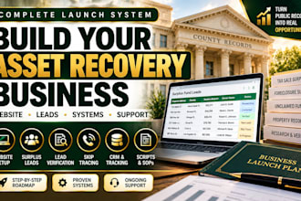 build and launch your surplus funds asset recovery business