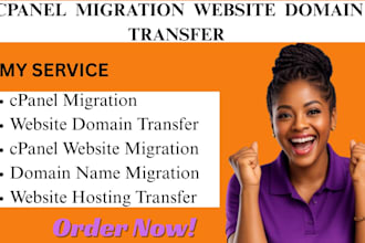 cpanel to cpanel migration nameserver website database domain dns transfer