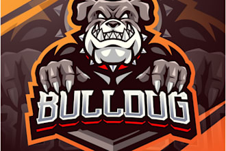 design high quality modern bulldog logo