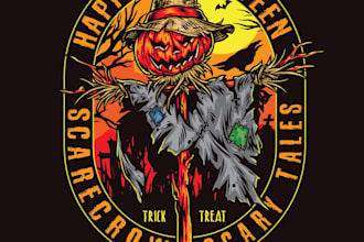 design modern beautiful halloween logo