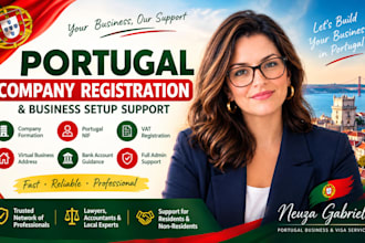 portugal company registration portugal nif and bank account
