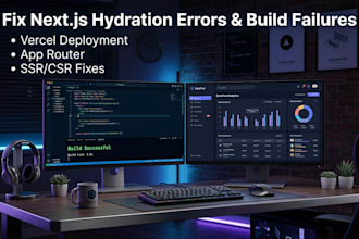 fix nextjs hydration errors build failures and console bugs