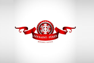 create a trendy round nightclub logo