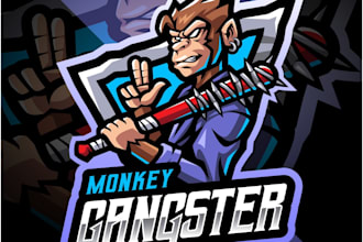 design superb unique gangster logo