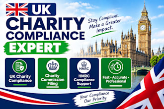 complete UK charity compliance, charity commission filing and hmrc compliance