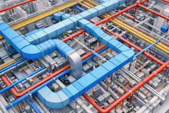 create commercial mep as built drawings renovation engineering plans readlines