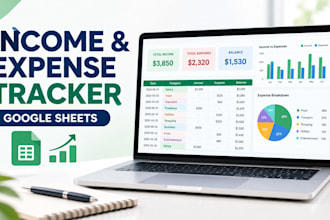create an income and expense tracker in google sheets