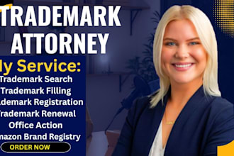 be your US licensed attorney for trademark registration and patent filing