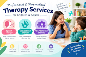 help with speech occupational  aba or behavior therapy