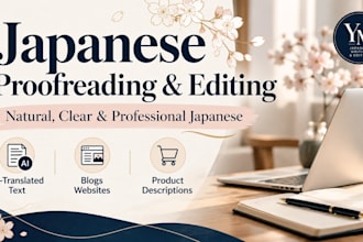 proofread and edit your ai translated japanese text
