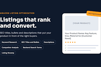 do amazon keyword research using jungle scout and write listing