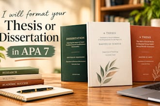 format your thesis or dissertation in apa 7