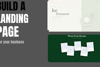 build a landing page for your hotel, restaurant or lodge