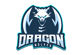 create a professional awesome wolf logo design fast delivery