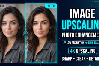 professinally upscale, enhance, and restore old photos to high resolution