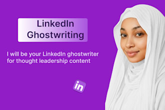 be your linkedin ghostwriter for thought leadership content