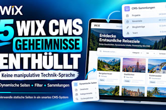 set up wix cms collections dynamic pages and filters