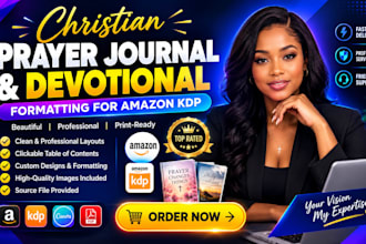christian book formatting devotional prayer journal formatting print book design