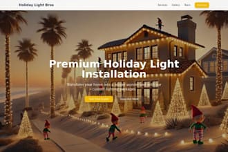 design christmas lighting holiday light installer website outdoor decor website