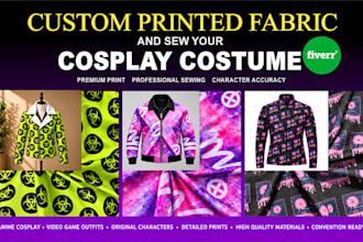 custom cosplay fabric and sew your cosplay costume