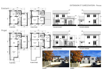 draw house extension plans elevation drawings site plan autocad 2d floor plan