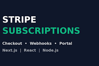 integrate stripe checkout, subscriptions and webhooks in your nextjs app