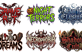 do horror metal horror punk gothic metal and deathrock logo