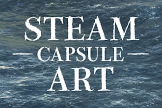 design professional steam capsule art and game cover artwork