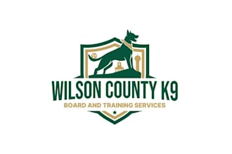 design professional classic dog training logo for you