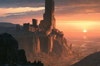 create fantasy environment concept art