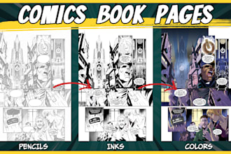 draw comic book pages