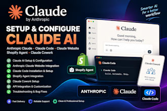 setup claude ai anthropic claude website claude code shopify agent claude cowork