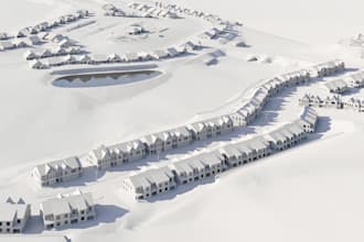 create 3d models of residential developments and site layouts