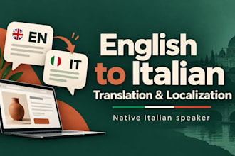 translate english to italian with native localization