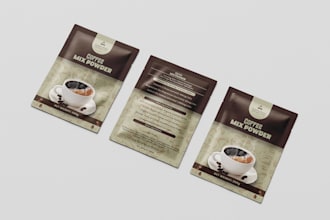 design freezedried snack packaging mylar pouch artwork and visualization