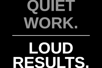 design a custom black and white typography quote poster