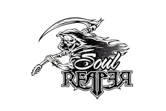 design classic e sports soul reaper logo