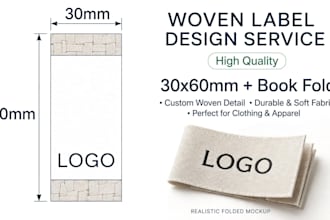 design woven labels, for your clothing brand
