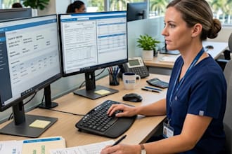 assist with medical a r follow up and payment posting