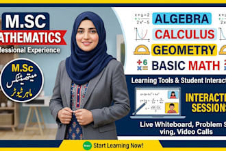 be your expert online math tutor