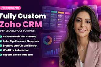 customize your zoho CRM setup, custom fields, pipelines and design